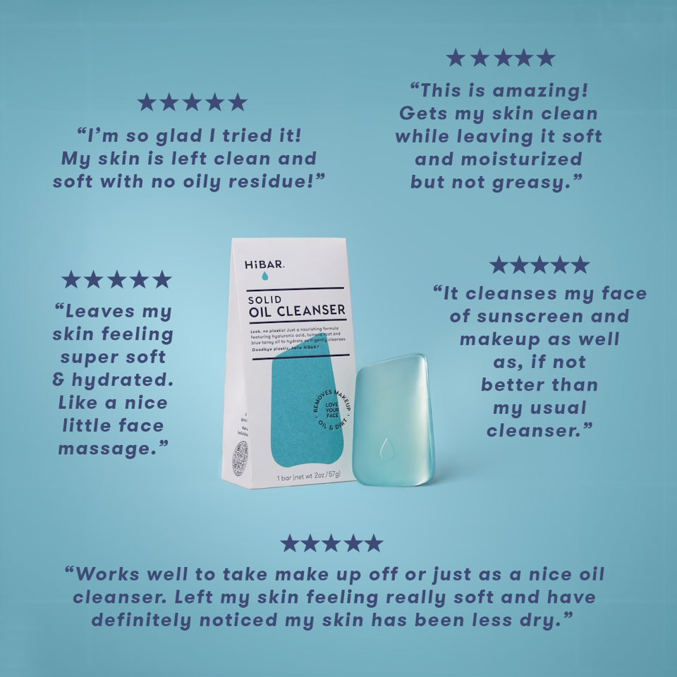 HiBAR Solid Oil Cleanser/Makeup remover