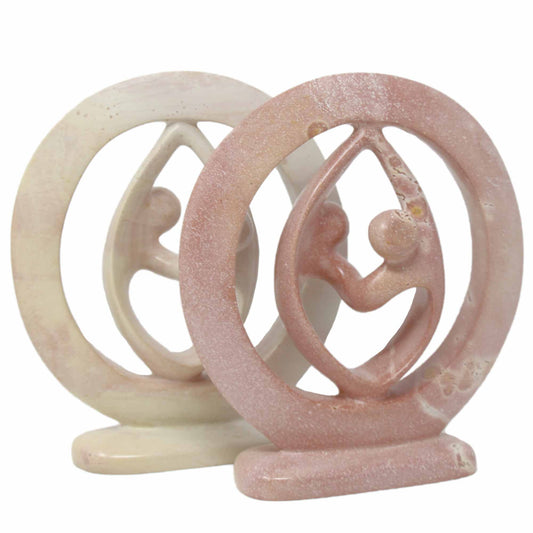Lover's Embrace Soapstone Sculpture