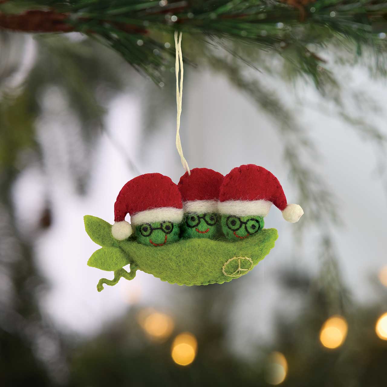 Peas on Earth Ornament