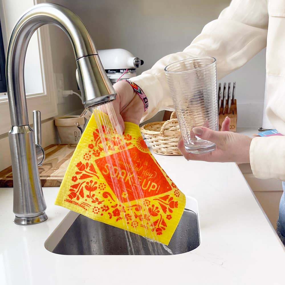 Dishcloth Beautiful Day Soak iT Up Yellow