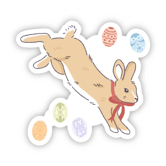 Hoppy Easter Bunny Cute Sticker