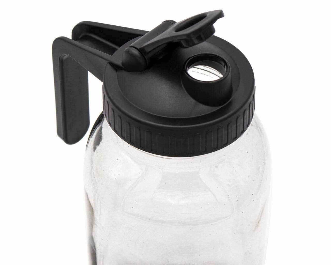 Pour & Store Pitcher Lid w/ Handle for Mason Jars: Ultra Violet / Wide mouth