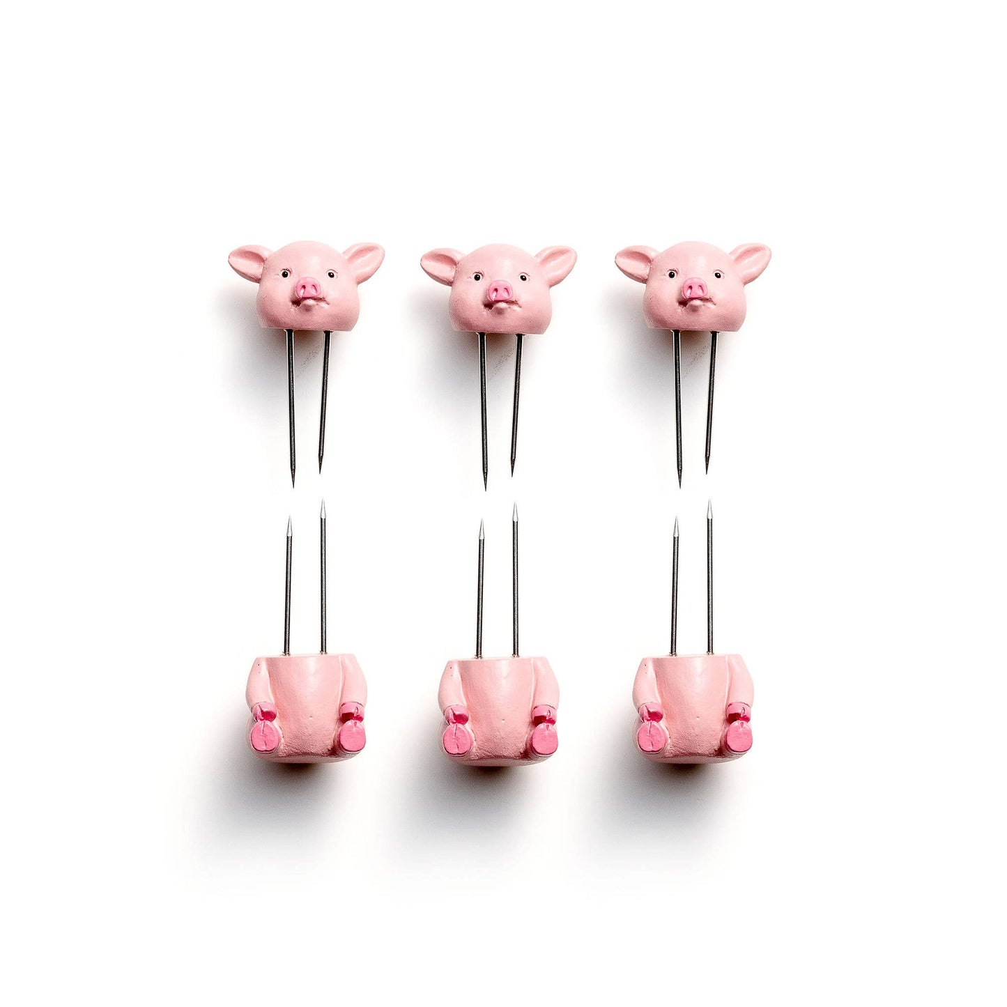 Outset Piglets Corn Holders, Set of 8,  1” x 2.5” x 1”