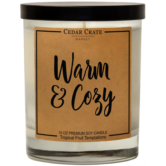 Warm & Cozy Soy Candle