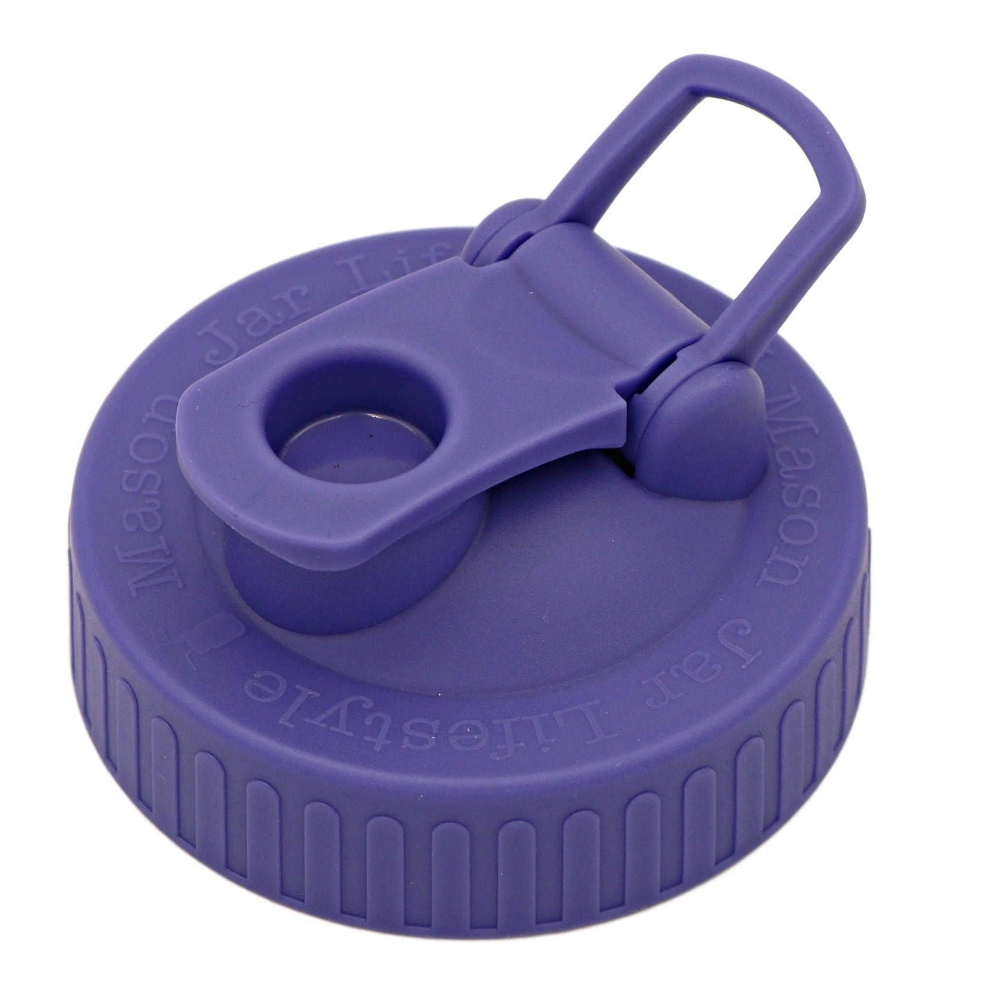 Pour & Store Shaker Lid w/ Carry Loop for Mason Jars: Leaf green / Wide mouth / Updated