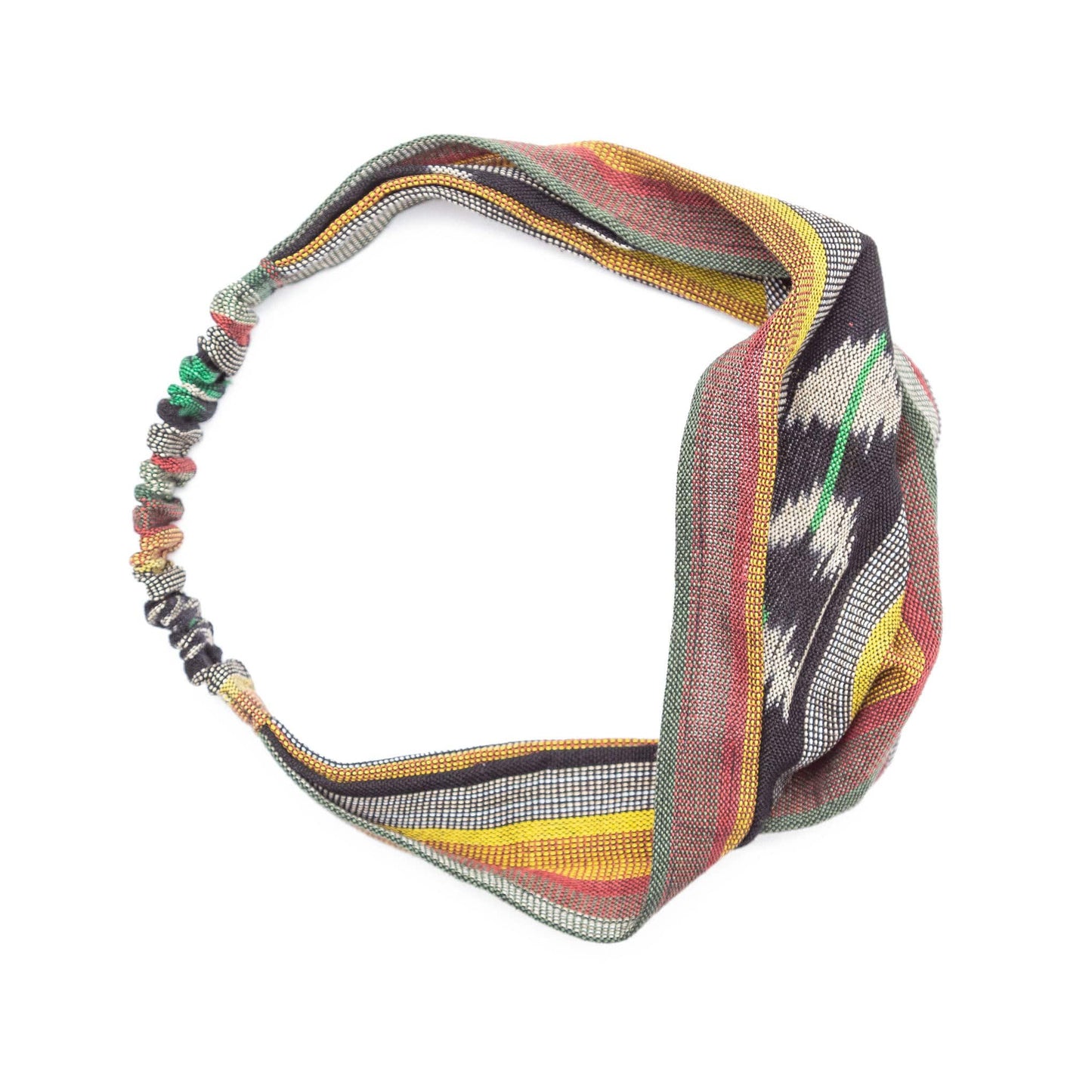 Boho Headband: Green Jaspe