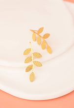 Load image into Gallery viewer, Flourish Vine Leaf Earrings
