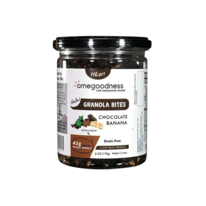 Sacha Inchi Granola Bites Chocolate Banana