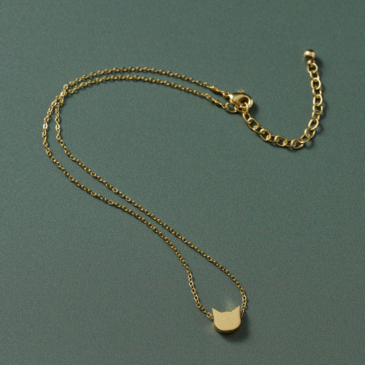 Cat Pendant Necklace