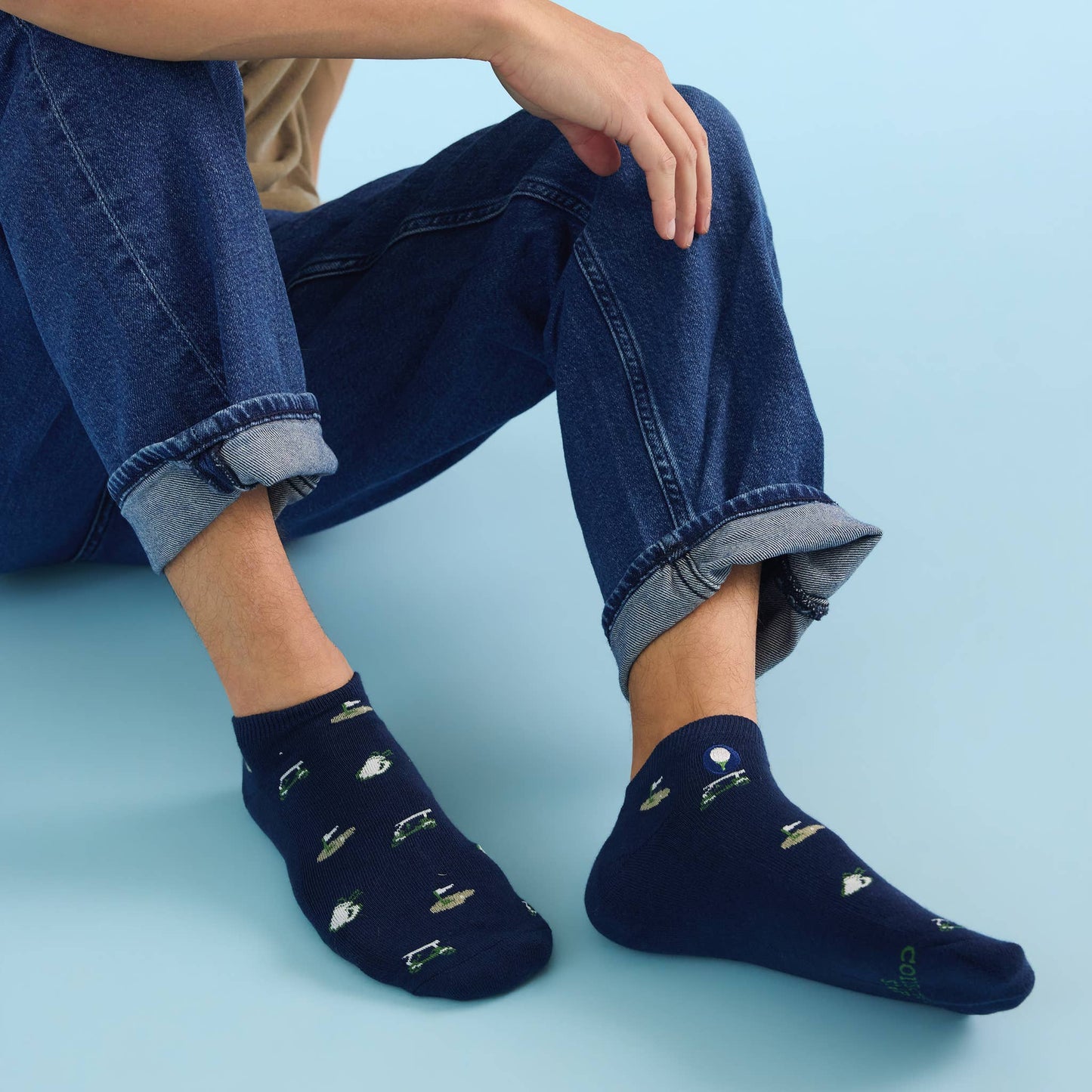 Ankle Socks that Support Youth Sports | Navy Golf