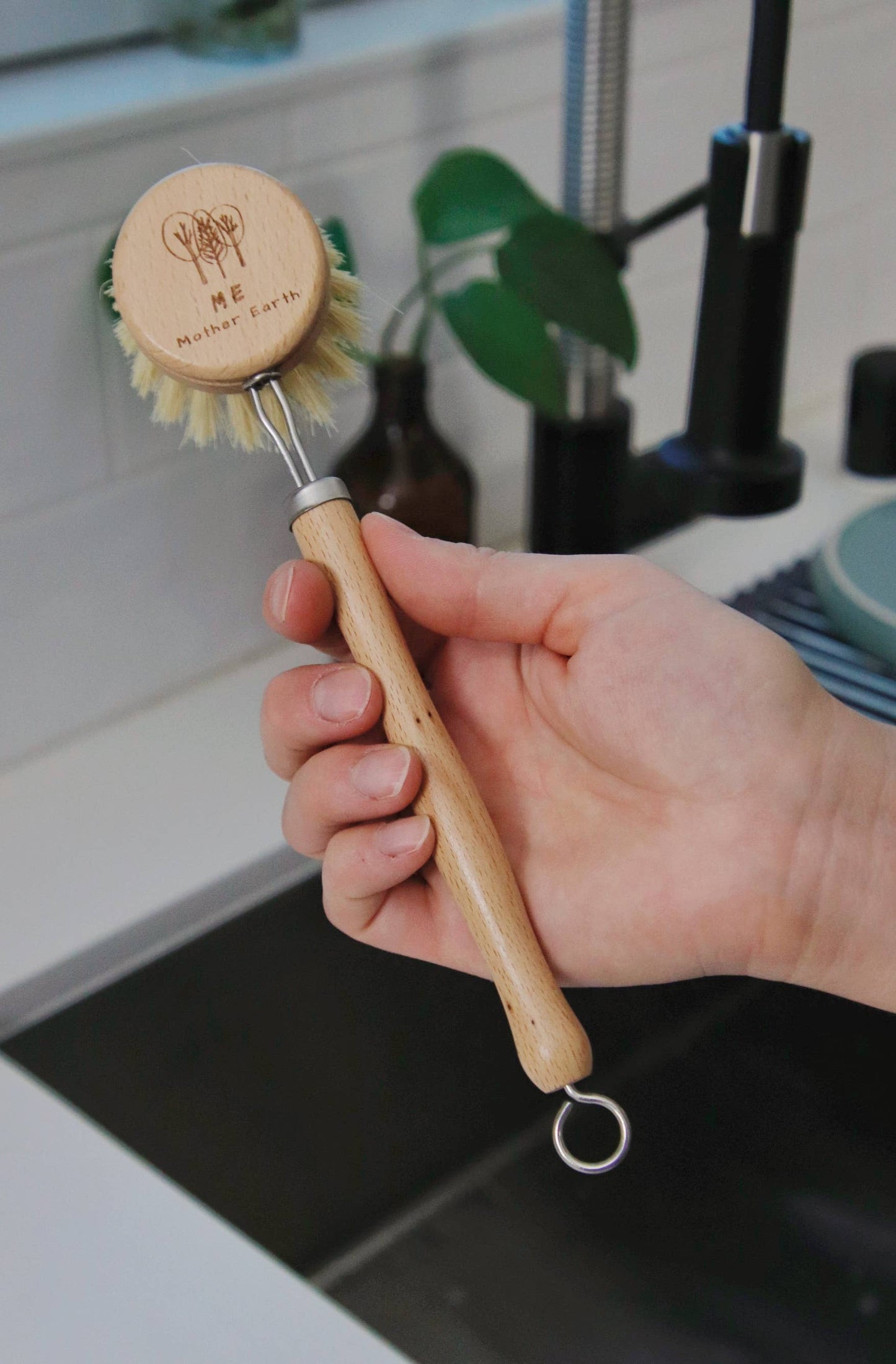Sisal Kitchen Brush | Cleaning Supplies: Coated Sisal Kitchen Brush