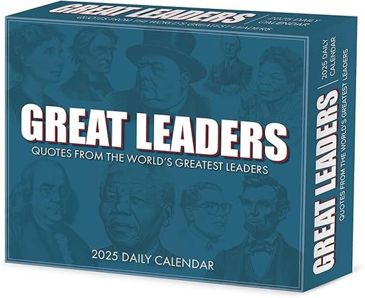Willow Creek Press Great Leaders, Greatest Quotes Daily 2025 Box/Desk Calendar (5.86" x 4.72")  924