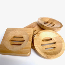 Load image into Gallery viewer, Bamboo Tray for Shower Steamers &amp; More: Round
