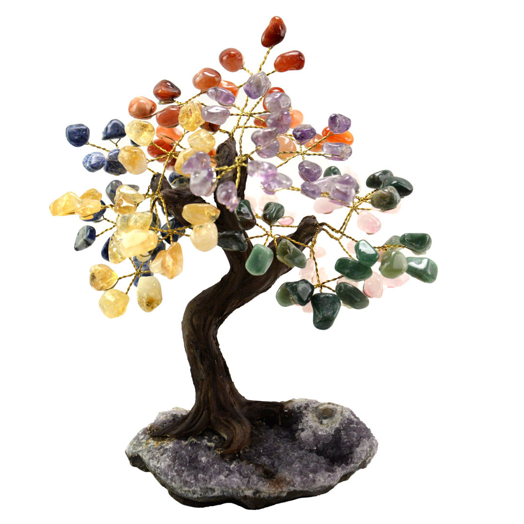 10" Stone Arbolito with Crystal base