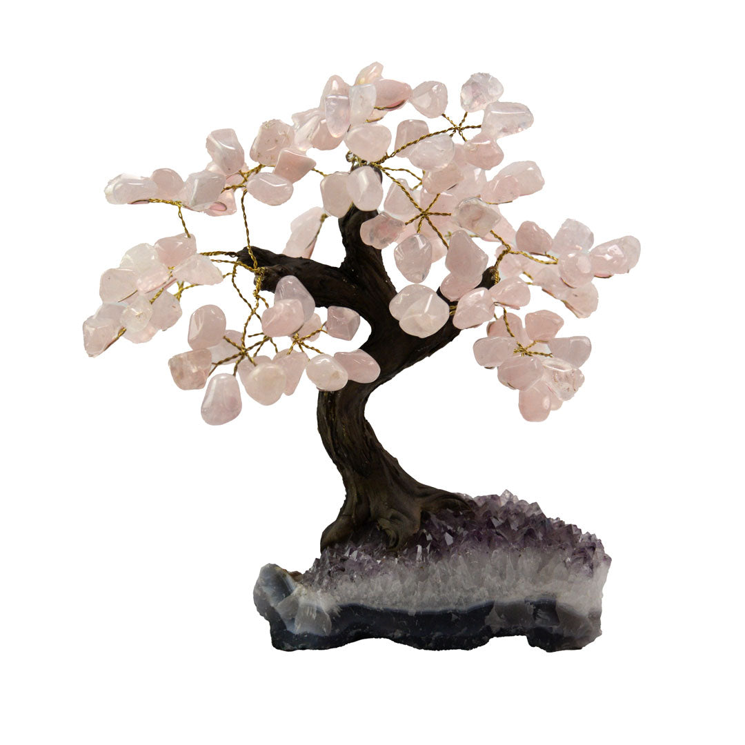 10" Stone Arbolito with Crystal base