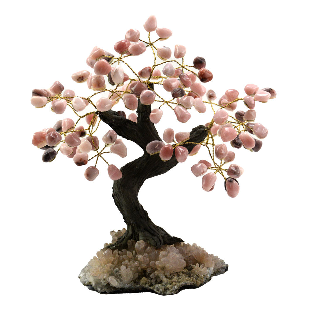 10" Stone Arbolito with Crystal base