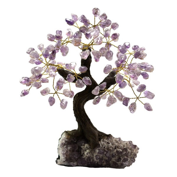 10" Stone Arbolito with Crystal base