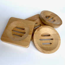 Load image into Gallery viewer, Bamboo Tray for Shower Steamers &amp; More: Square
