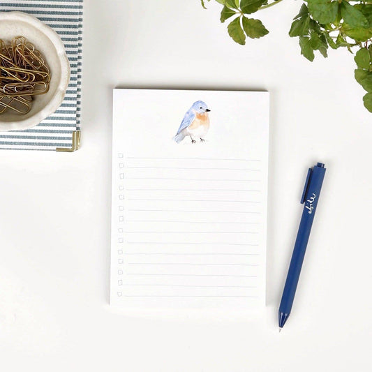 Everyday checklist notepad: Bluebird