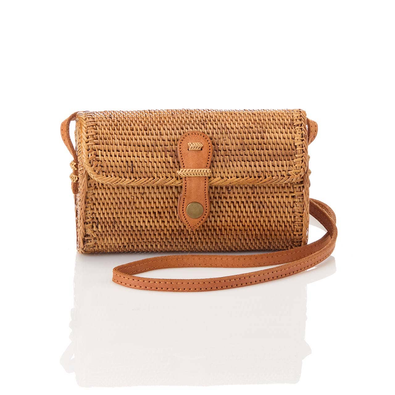 Sumatra Rattan Summer Clutch