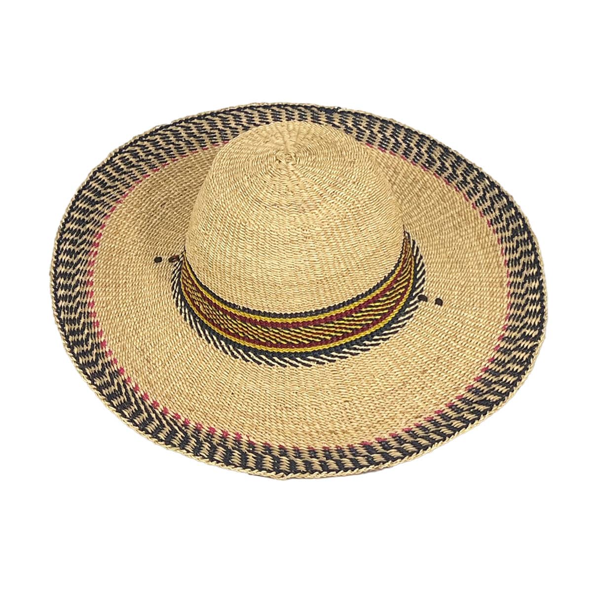 African Bolga Hat PREMIUM QUALITY : Sun Hat (G-170)
