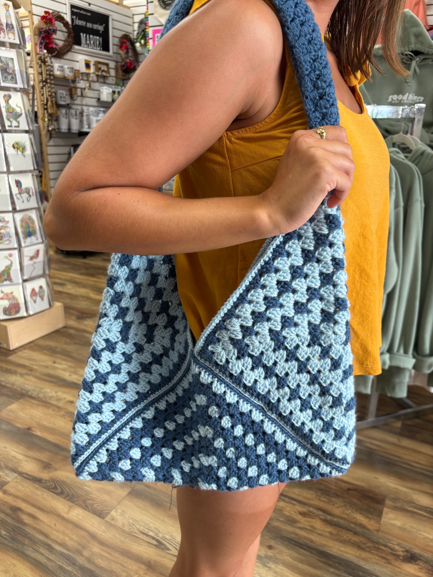 K Granny Square Bag