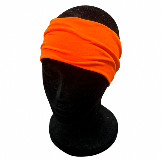 Neon orange headband