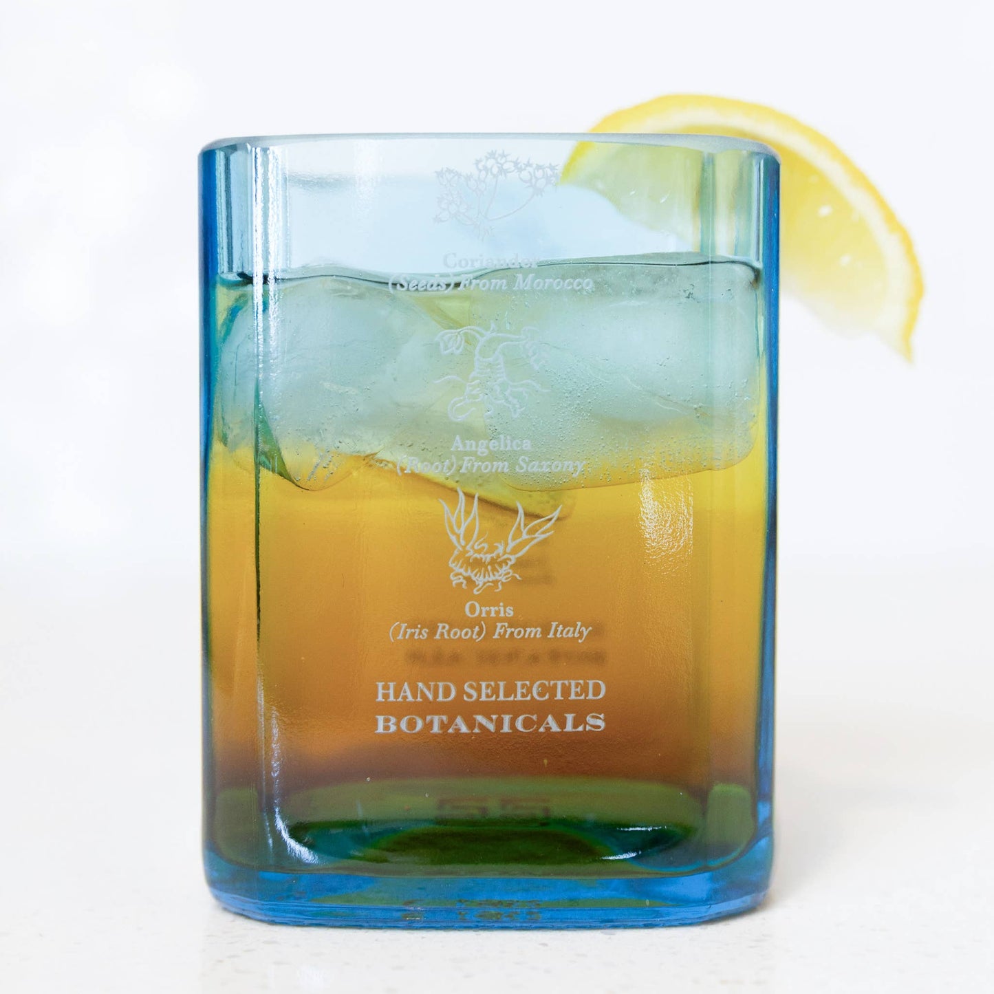 Gin Reclaimed Bottle Glassware - Set of 4