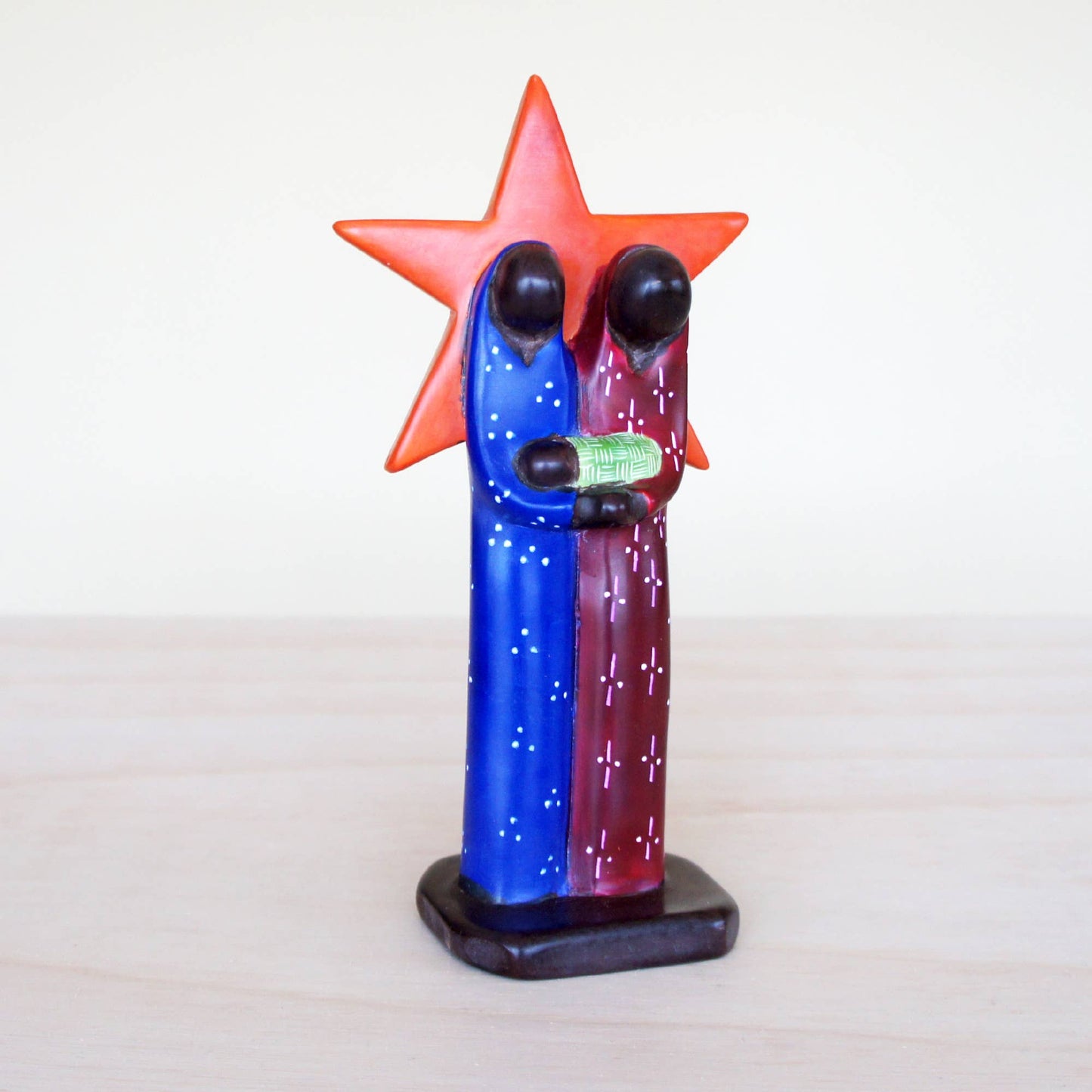 Nativity Colorful Stone Star