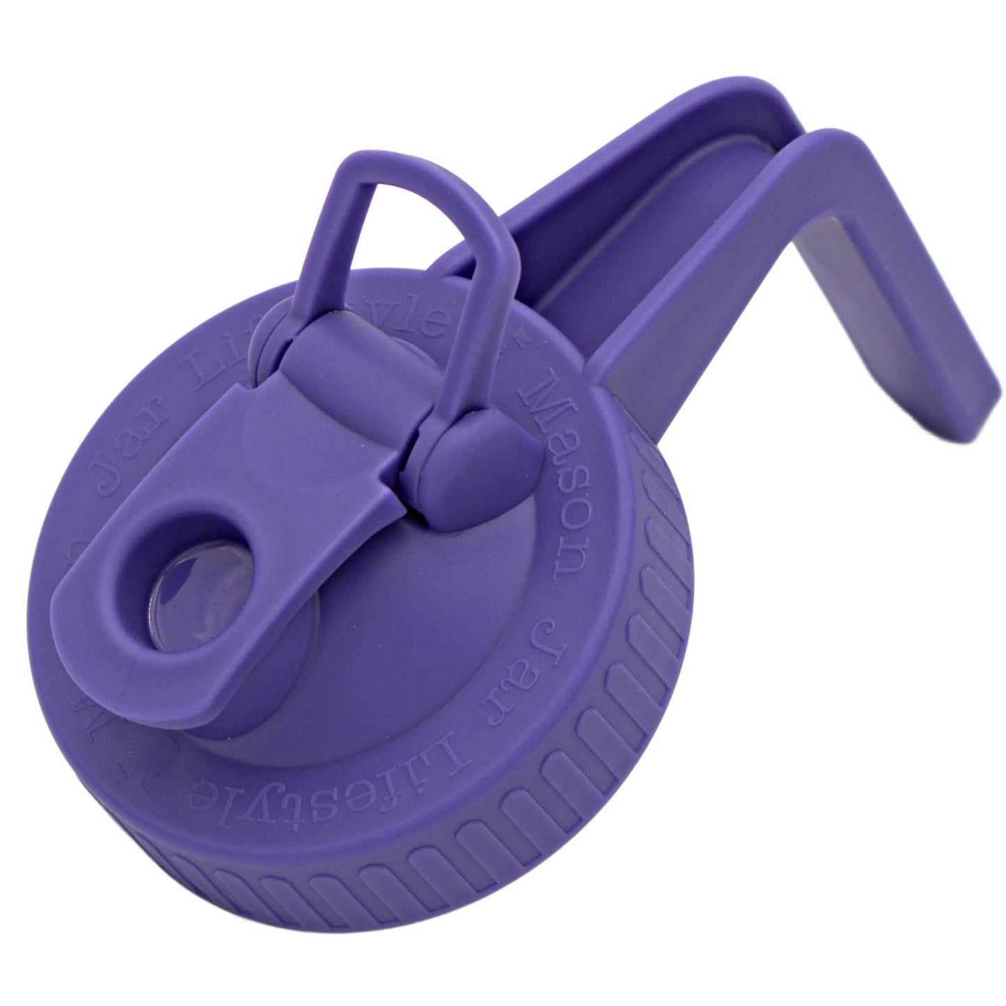Pour & Store Pitcher Lid w/ Handle for Mason Jars: Ultra Violet / Wide mouth