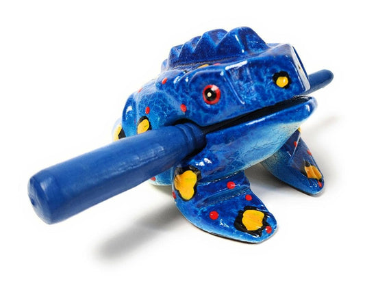 3 inch Assorted Colors Croaking Musical Frog Drums