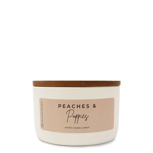 Peaches & Poppies | 10 oz Signature Statement Candle