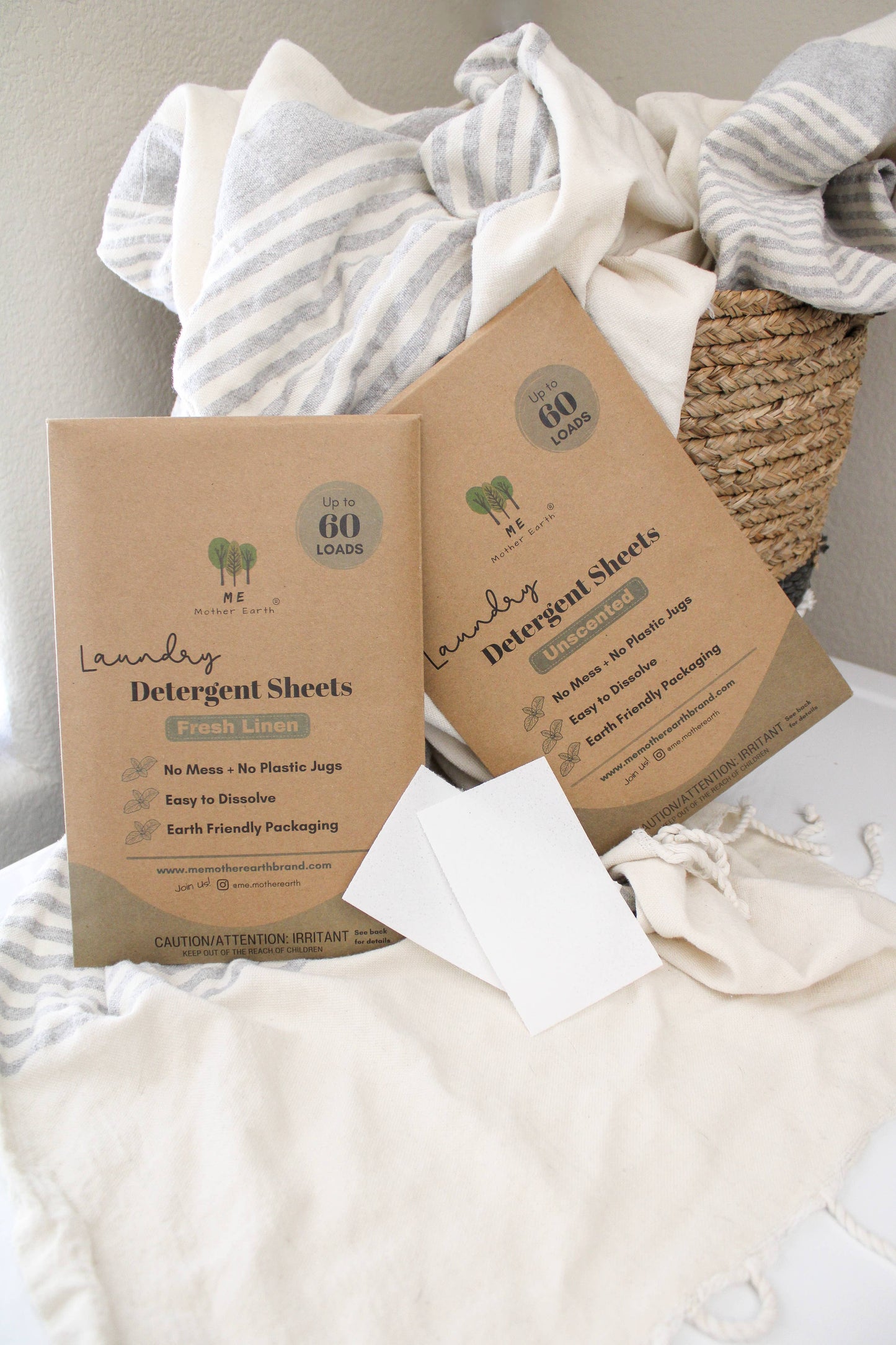 Laundry Detergent Sheets: 60 Loads: Unscented
