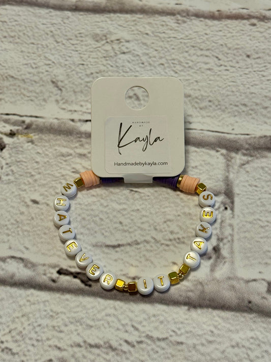 Whatever it takes friendship bracelet