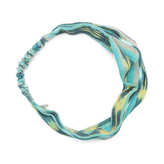 Boho Headband: Green Jaspe