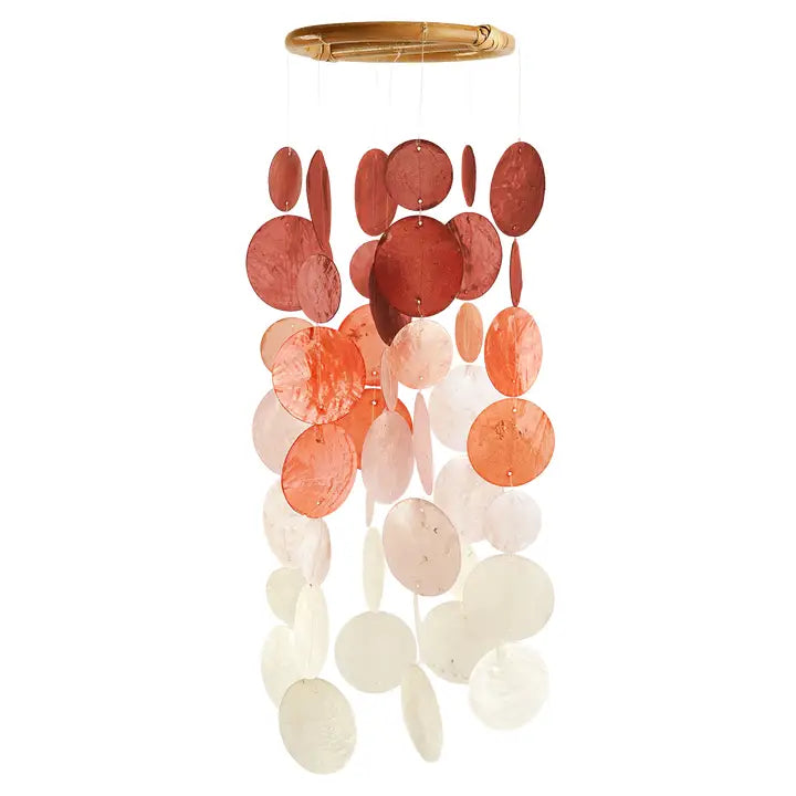 Capiz Chime Small Round | Ombre