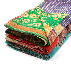 Kantha Blanket - 90" x 74"