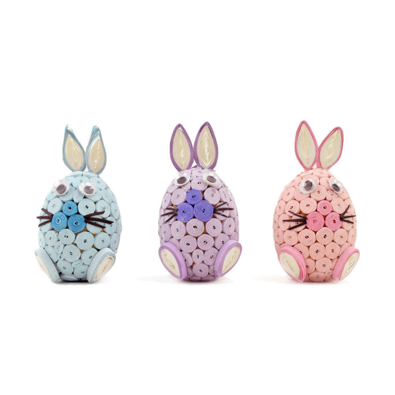 Pastel Quilled Bunnies