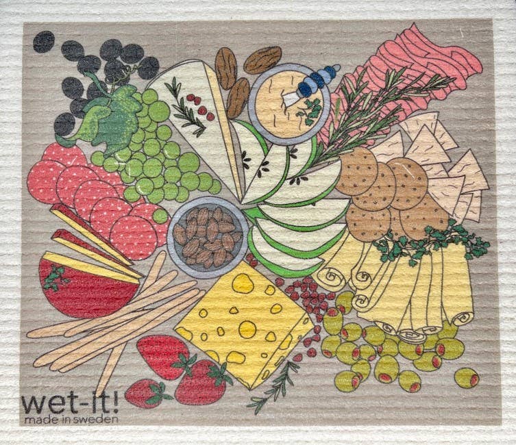 Charcuterie Eats Swedish Cloth