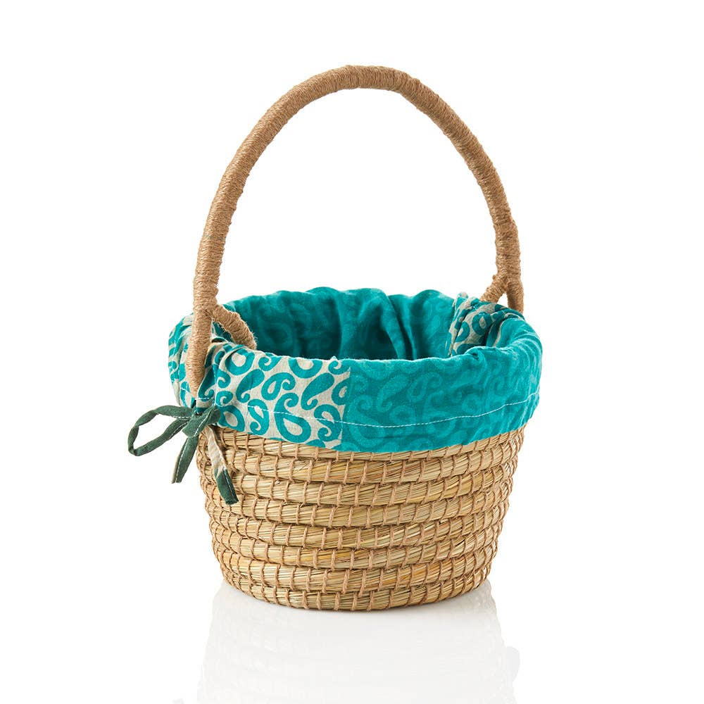 Mini Handled Chindi Easter Basket