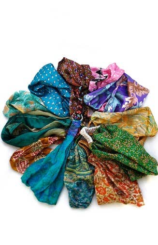 Vintage Sari Headband