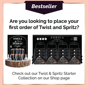Zodiac Perfume Twist & Spritz Travel Spray Gift Set 8ml: Pisces