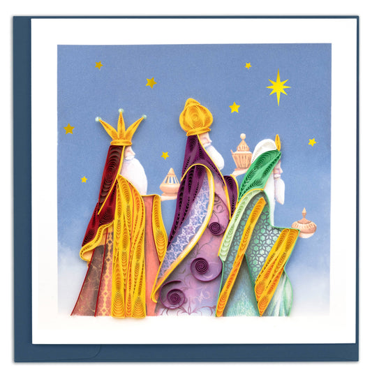 Quilled Three Wise Men Greeting Card (New 2023)