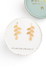 Load image into Gallery viewer, Flourish Vine Leaf Earrings
