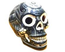 Load image into Gallery viewer, Ceramic Sugar Skull Folk Art Day of the Dead
