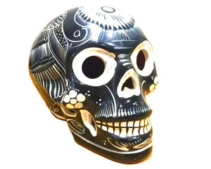 Ceramic Sugar Skull Folk Art Day of the Dead