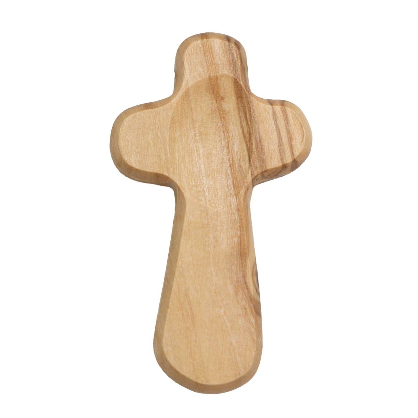 Duea Olive Wood Pocket Prayer Cross *