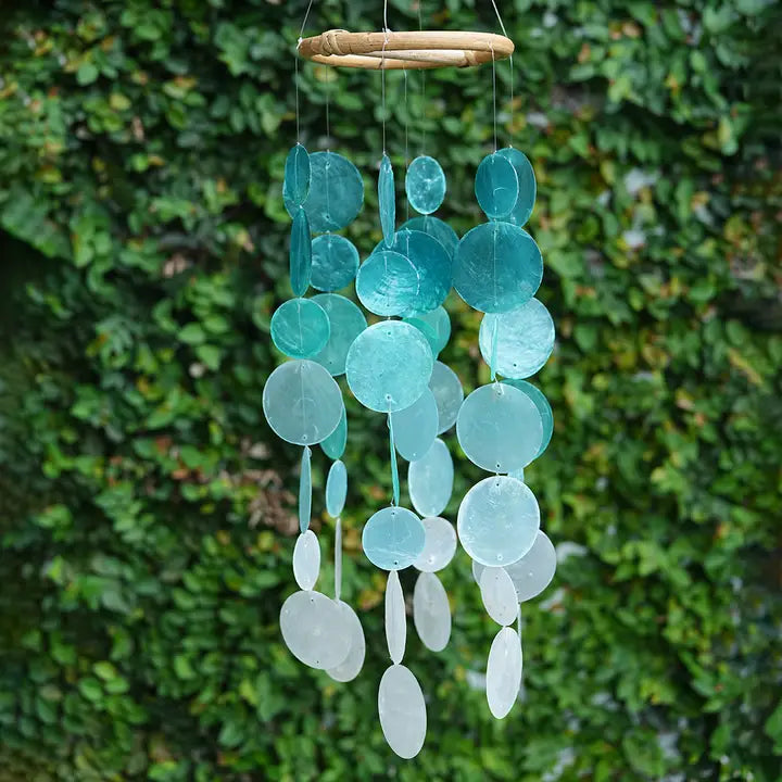 Capiz Chime Small Round | Ombre