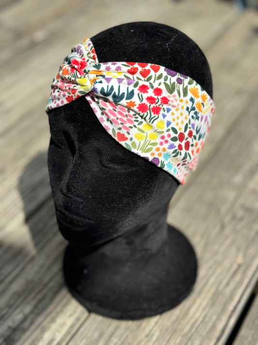 Colorful flowers Headband