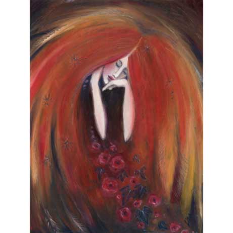 Liza Paizis 'Autumn Angel' Print